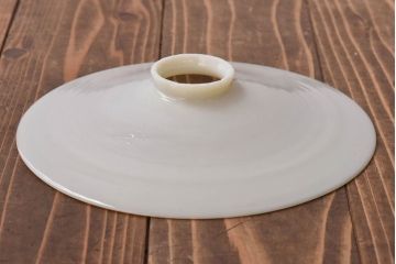 昭和レトロ　柔らかな光を作り出す平笠シェードのペンダントライト(天井照明、吊り下げ照明、電笠)(2)