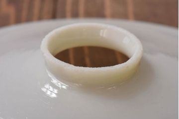 昭和レトロ　柔らかな光を作り出す平笠シェードのペンダントライト(天井照明、吊り下げ照明、電笠)(2)