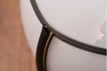 昭和レトロ　鶴のモチーフから和を感じるシェード(天井照明、電笠、吊り照明)