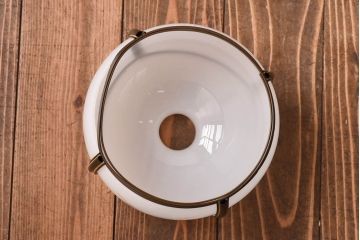 昭和レトロ　鶴のモチーフから和を感じるシェード(天井照明、電笠、吊り照明)