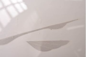 昭和レトロ　鶴のモチーフから和を感じるシェード(天井照明、電笠、吊り照明)