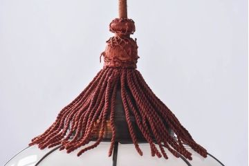 昭和期　雰囲気づくりに活躍するタッセル付き天井照明(吊り照明、電笠、シェード)