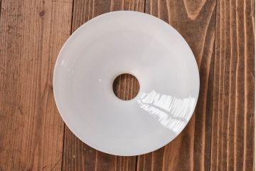 昭和レトロな空間にぴったりの平笠シェード(天井照明、ペンダントライト、電笠)(2)