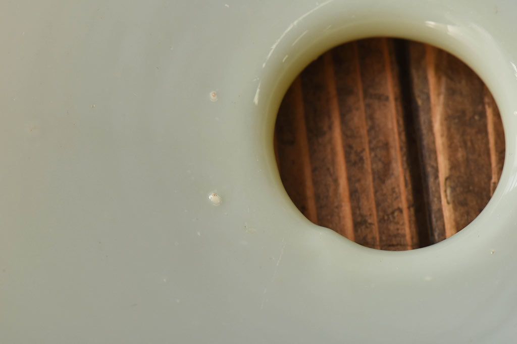 昭和レトロな空間にぴったりの平笠シェード(天井照明、ペンダントライト、電笠)(3)