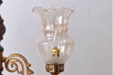 イタリアビンテージ　シックな高級感を演出するシャンデリア(天井照明、ランプ)