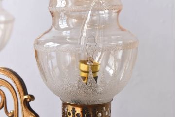 イタリアビンテージ　シックな高級感を演出するシャンデリア(天井照明、ランプ)