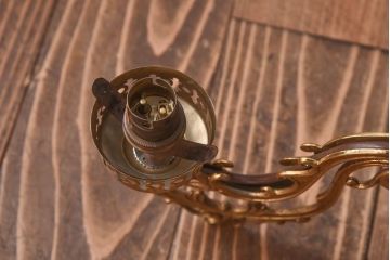 イタリアビンテージ　シックな高級感を演出するシャンデリア(天井照明、ランプ)