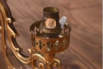 イタリアビンテージ　シックな高級感を演出するシャンデリア(天井照明、ランプ)