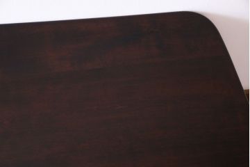 中古美品　松本民芸家具　シックな4人掛けT型食卓(ダイニングテーブル)(定価約37万円)