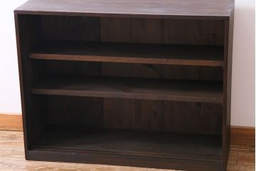 アンティーク家具　昭和初期　網代編み　和の雰囲気を高める小振りな戸棚(収納棚)