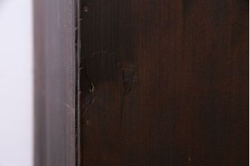 アンティーク家具　昭和初期　網代編み　和の雰囲気を高める小振りな戸棚(収納棚)