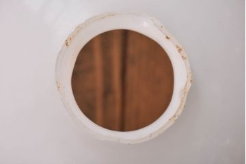 昭和レトロ　和モダンな雰囲気漂うガラスシェードのペンダントライト(天井照明、吊り下げ照明)