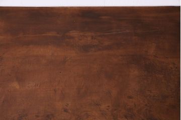 ジャンク品　古い麺打ち台をリメイクした鉄脚付き作業台(鉄脚テーブル)