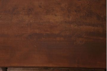 ジャンク品　古い麺打ち台をリメイクした鉄脚付き作業台(鉄脚テーブル)