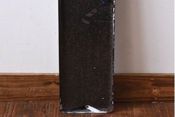 アンティーク雑貨　昭和レトロ　豊年家畜飼料　味わいのあるホーロー看板(企業看板)