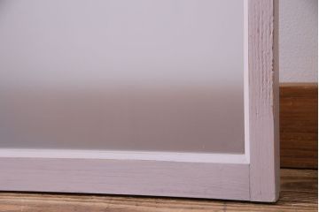 淡いカラーが可愛らしいペイントガラス戸(窓)2枚セット