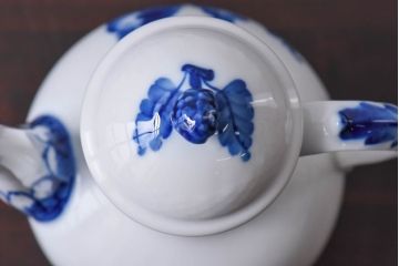 中古　ROYAL COPENHAGEN(ロイヤルコペンハーゲン)　ブルーフラワー　プレイン　コーヒーポット(ピッチャー、洋食器)(1)