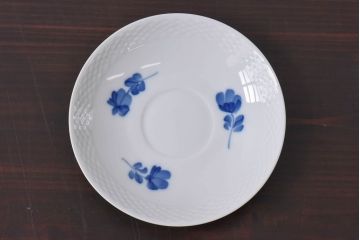 アンティーク雑貨　中古　ROYAL COPENHAGEN(ロイヤルコペンハーゲン)　blue flower　カップ&ソーサー(コーヒーカップ、洋食器)2客セット