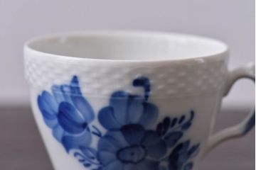 アンティーク雑貨　中古　ROYAL COPENHAGEN(ロイヤルコペンハーゲン)　blue flower　カップ&ソーサー(コーヒーカップ、洋食器)2客セット
