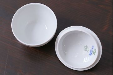 アンティーク雑貨　中古　ROYAL COPENHAGEN(ロイヤルコペンハーゲン)　ブルーフラワー　シュガーボウル(シュガーポット、洋食器)