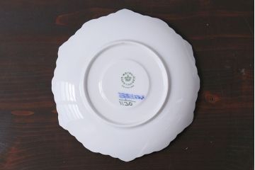 アンティーク雑貨　中古　ROYAL COPENHAGEN(ロイヤルコペンハーゲン)　ブルーフルーテッド　フルレース　カップ&ソーサー(ティーカップ、洋食器)2客セット(定価約8万6千円)(2)