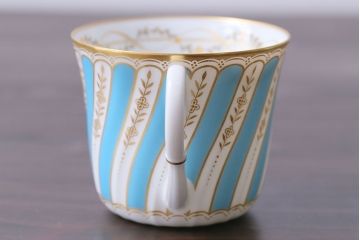アンティーク雑貨　中古　ノリタケ(Noritake、則武)　ダイヤモンドコレクション印　カップ&ソーサー2客セット(洋食器)(1)
