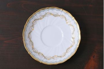 アンティーク雑貨　中古　ノリタケ(Noritake、則武)　ダイヤモンドコレクション印　カップ&ソーサー2客セット(洋食器)(1)