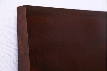 アンティーク雑貨　和製アンティーク　ケヤキ古材　力強い杢目が美しい一枚板の飾り台(陳列台、花台、材料)