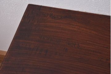 リメイク　ケヤキ材一枚板　漆塗りの上質なセンターテーブル(ローテーブル)