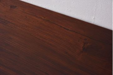 リメイク　ケヤキ材一枚板　漆塗りの上質なセンターテーブル(ローテーブル)