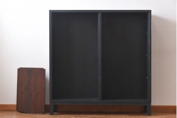 ペイント家具　落ち着いた色味がシックな雰囲気のオープンラック(陳列棚、本棚、ブックシェルフ)