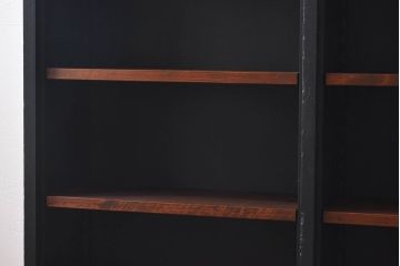 ペイント家具　落ち着いた色味がシックな雰囲気のオープンラック(陳列棚、本棚、ブックシェルフ)