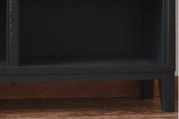 ペイント家具　落ち着いた色味がシックな雰囲気のオープンラック(陳列棚、本棚、ブックシェルフ)