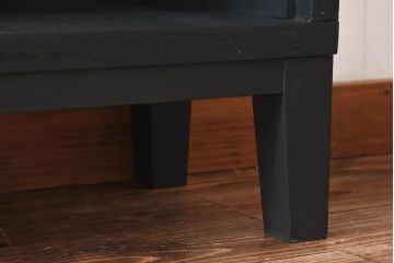 ペイント家具　落ち着いた色味がシックな雰囲気のオープンラック(陳列棚、本棚、ブックシェルフ)