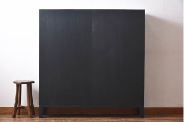 ペイント家具　落ち着いた色味がシックな雰囲気のオープンラック(陳列棚、本棚、ブックシェルフ)