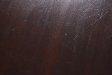 昭和初期　ヒノキ材の落ち着いた木味が魅力のリメイク鉄脚テーブル(作業台、カフェテーブル)