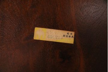 中古　松本民芸家具　#1　アンティーク調にも馴染む安川式スピンドルチェア(ダイニングチェア)(2)