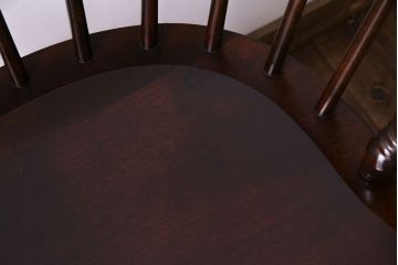 中古　松本民芸家具　91型　落ち着いた雰囲気漂うキャプテンチェア(アームチェア)(1)