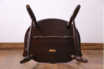 中古　松本民芸家具　91型　落ち着いた雰囲気漂うキャプテンチェア(アームチェア)(1)