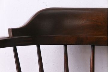 中古　松本民芸家具　91型　落ち着いた雰囲気漂うキャプテンチェア(アーム  チェア)(2)