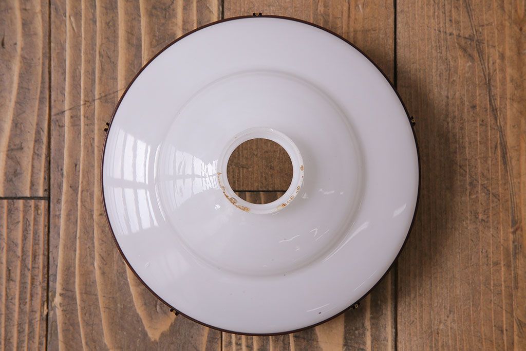 昭和期　花のモチーフが可愛らしいレトロなペンダントライト(天井照明、シェード)