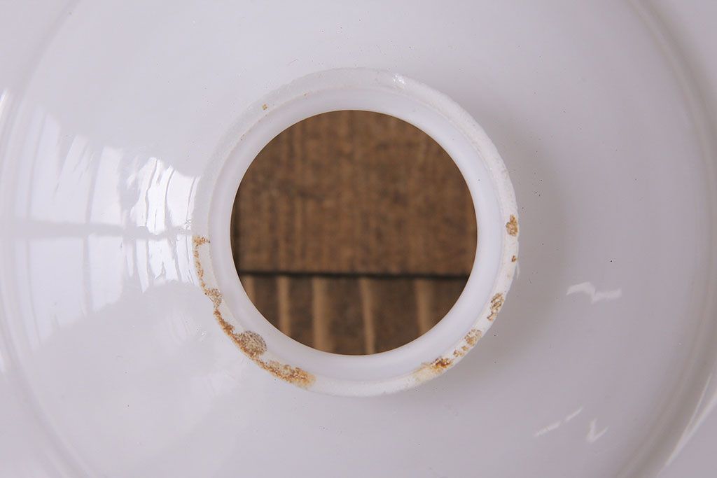 昭和期　花のモチーフが可愛らしいレトロなペンダントライト(天井照明、シェード)