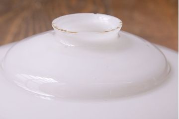 昭和期　花のモチーフが可愛らしいレトロなペンダントライト(天井照明、シェード)