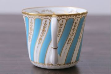アンティーク雑貨　中古　ノリタケ(Noritake、則武)　ダイヤモンドコレクション印　カップ&ソーサー2客セット(洋食器)(2)