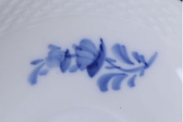 アンティーク雑貨　中古　ROYAL COPENHAGEN(ロイヤルコペンハーゲン)　ブルーフラワー　プレイン　カップ&ソーサー(コーヒーカップ、洋食器)2客セット(2)