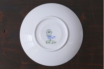 アンティーク雑貨　中古　ROYAL COPENHAGEN(ロイヤルコペンハーゲン)　ブルーフラワー　プレイン　カップ&ソーサー(コーヒーカップ、洋食器)2客セット(3)