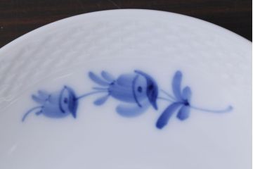 アンティーク雑貨　中古　ROYAL COPENHAGEN(ロイヤルコペンハーゲン)　ブルーフラワー　プレイン　カップ&ソーサー(コーヒーカップ、洋食器)2客セット