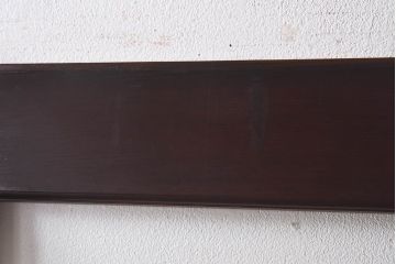 和製アンティーク　味わいのある木味が魅力の大判ガラス戸2枚セット(引き戸、建具)