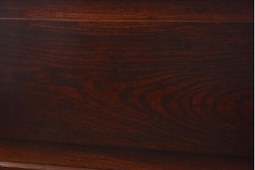 和製アンティーク　味わいのある木味が魅力の大判ガラス戸2枚セット(引き戸、建具)