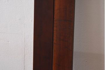 和製アンティーク　味わいのある木味が魅力の大判ガラス戸2枚セット(引き戸、建具)